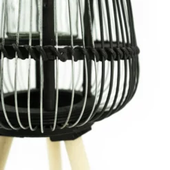 Windlicht, Bambus/Metall/Glas -Leuchten Verkaufsladen unnamed file 10328