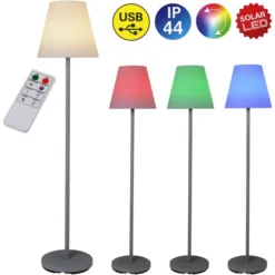 NÄVE Solarstehleuchte, T-förmig, Grau/weiß -Leuchten Verkaufsladen unnamed file 10721