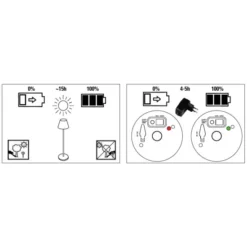 NÄVE Solarstehleuchte, T-förmig, Grau/weiß -Leuchten Verkaufsladen unnamed file 10723
