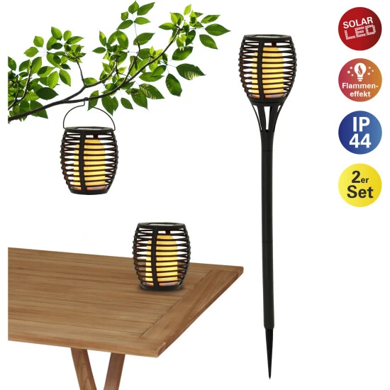 NÄVE Solar-Deko, Länglich, Schwarz 4 NÄVE Solar-Deko, Länglich, Schwarz – Bild 4