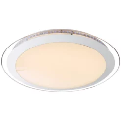 GLOBO Deckenleuchte »NICOLE II«, Opalfarben, Inkl. Leuchtmittel, Breite: 35 Cm