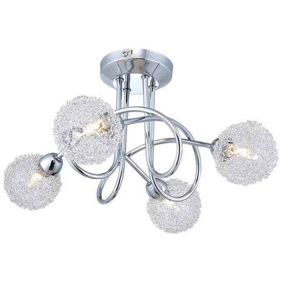 GLOBO LIGHTING Deckenleuchte »ORINA«, Chromfarben, 33W 1 GLOBO LIGHTING Deckenleuchte »ORINA«, Chromfarben, 33W