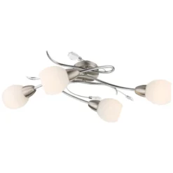 Hängeleuchte »LILLY«, Nickelfarben_matt, 40W