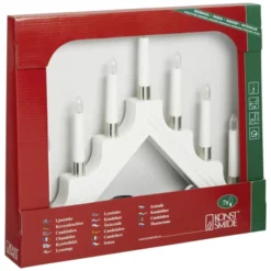 KONSTSMIDE Holzleuchter 7-flammig, Weiß, Innen -Leuchten Verkaufsladen unnamed file 1087