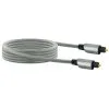 Commodore Lichtwellenleiter, 2,5 M Grau/schwarz
