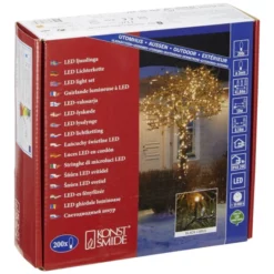 KONSTSMIDE Lichterkette, 41,84 M Mit 200 LED, Bernsteinfarben -Leuchten Verkaufsladen unnamed file 1291