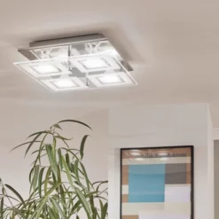 EGLO LED-Wand-/Deckenleuchte »ALMANA«, GU10, Inkl. Leuchtmittel In Warmweiß -Leuchten Verkaufsladen unnamed file 1463