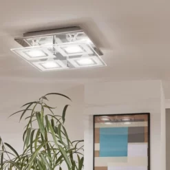 EGLO LED-Wand-/Deckenleuchte »ALMANA«, GU10, Inkl. Leuchtmittel In Warmweiß -Leuchten Verkaufsladen unnamed file 1466