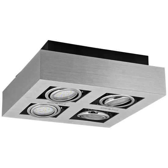 EGLO LED-Deckenleuchte »LOKE 1«, GU10, Inkl. Leuchtmittel In Warmweiß 1 EGLO LED-Deckenleuchte »LOKE 1«, GU10, Inkl. Leuchtmittel In Warmweiß