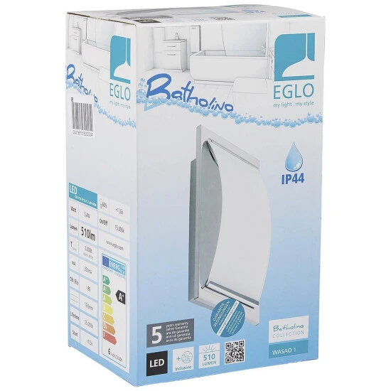 EGLO LED-Wand-/Deckenleuchte »WASAO 1«, Inkl. Leuchtmittel In Warmweiß 2 EGLO LED-Wand-/Deckenleuchte »WASAO 1«, Inkl. Leuchtmittel In Warmweiß – Bild 2