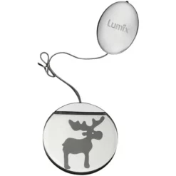 Krinner LED-Fensterbild »Lumix Deco Lights«, Elch, Rund, ø: 10 Cm, Batterie, Silberfarben -Leuchten Verkaufsladen unnamed file 1894