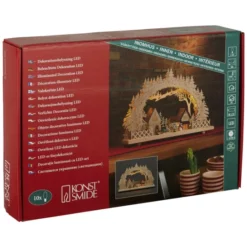 KONSTSMIDE Dekoleuchte, Dorf, Höhe: 30 Cm, Netz/batterie, Natur -Leuchten Verkaufsladen unnamed file 1923