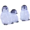KONSTSMIDE Weihnachtsfigur, Pinguin, Höhe: 23 Cm, Netz, Weiß
