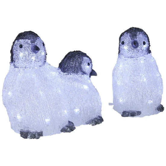 KONSTSMIDE Weihnachtsfigur, Pinguin, Höhe: 23 Cm, Netz, Weiß 1 KONSTSMIDE Weihnachtsfigur, Pinguin, Höhe: 23 Cm, Netz, Weiß