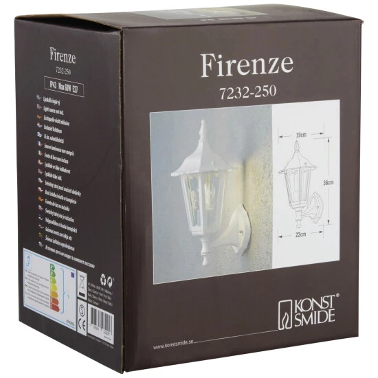 KONSTSMIDE Außenwandleuchte »Firenze«, 60 W 2 KONSTSMIDE Außenwandleuchte »Firenze«, 60 W – Bild 2