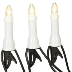 CASAYA LED-Weihnachtsbaumkerzen, 15 Lichter, Warmweiß