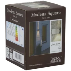 KONSTSMIDE Wandleuchte »Modena Square«, 25 W, Dimmbar -Leuchten Verkaufsladen unnamed file 2181