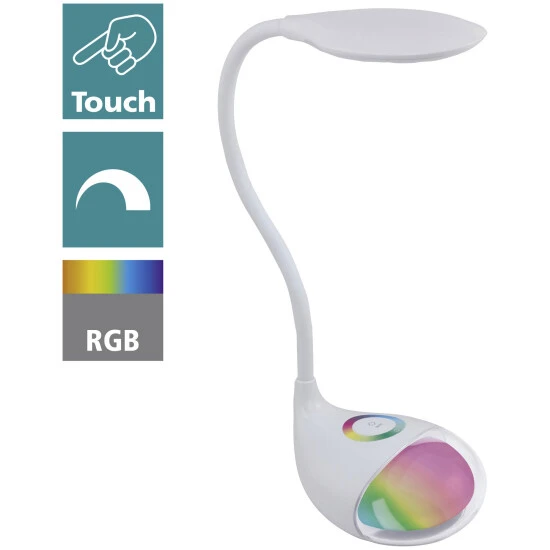 EGLO Tischleuchte »CABADO 1«, LED, RGBW (Mehrfarbig Mit Weiß), Inkl. Leuchtmittel, Höhe: 49 Cm 1 EGLO Tischleuchte »CABADO 1«, LED, RGBW (Mehrfarbig Mit Weiß), Inkl. Leuchtmittel, Höhe: 49 Cm