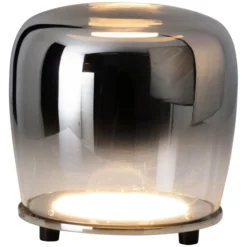 NÄVE Tischleuchte »Smoky«, Warmweiß, Inkl. Leuchtmittel, Höhe: 18 Cm -Leuchten Verkaufsladen unnamed file 2714