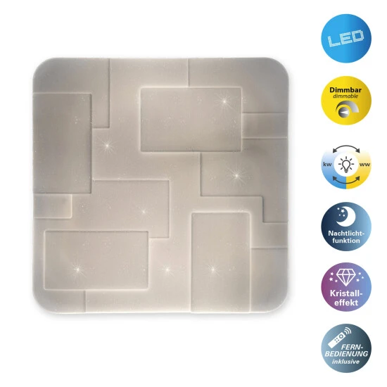 NÄVE LED-Deckenleuchte »Luxor«, Dimmbar, Inkl. Leuchtmittel In Warmweiß/kaltweiß 6 NÄVE LED-Deckenleuchte »Luxor«, Dimmbar, Inkl. Leuchtmittel In Warmweiß/kaltweiß – Bild 6