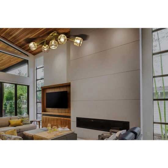 NÄVE LED-Deckenleuchte »Josefa «, E14, Dimmbar, Inkl. Leuchtmittel In Warmweiß 3 NÄVE LED-Deckenleuchte »Josefa «, E14, Dimmbar, Inkl. Leuchtmittel In Warmweiß – Bild 3