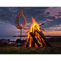 NÄVE Solarleuchte »Flamme «, Mit Erdspieß, Braun -Leuchten Verkaufsladen unnamed file 2819