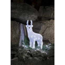 KONSTSMIDE Weihnachtsfigur, Rentier, Höhe: 38 Cm, Netz, Weiß -Leuchten Verkaufsladen unnamed file 316