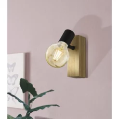 EGLO Spot »TOWNSHEND 3«, Holz, Stahl -Leuchten Verkaufsladen unnamed file 3376