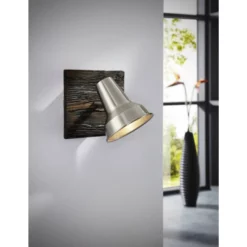 EGLO Spot »FILIPINA«, Stahl, Holz -Leuchten Verkaufsladen unnamed file 3420