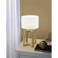 EGLO Tischleuchte »CHIETINO 1«, Holz, Stahl -Leuchten Verkaufsladen unnamed file 3500