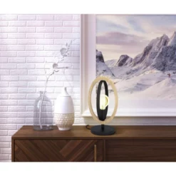 EGLO Tischleuchte »BASILDON«, Stahl, Holz -Leuchten Verkaufsladen unnamed file 3563