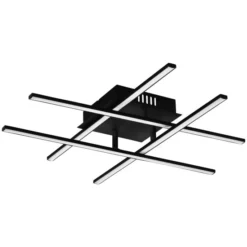 EGLO Wand-/Deckenleuchte »LASANA 3«, Stahl, Aluminium, 3000K