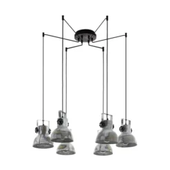 EGLO Hängeleuchte »BARNSTAPLE«, Holz, Stahl