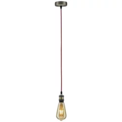 PAULMANN Pendelleuchte »Eldar«, Metall, Rot/nickelfarben -Leuchten Verkaufsladen unnamed file 3710