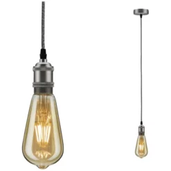 PAULMANN Pendelleuchte »Eldar«, Metall, Grau/nickelfarben -Leuchten Verkaufsladen unnamed file 3722