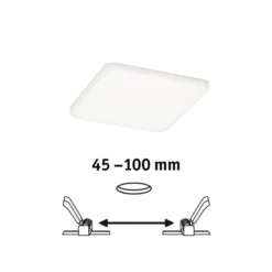 PAULMANN Panel »Veluna VariFit«, Satinfarben, Inkl. Leuchtmittel, Breite: 12,5 Cm -Leuchten Verkaufsladen unnamed file 3773