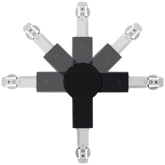 PAULMANN Gelenkverbinder »URail«, BxHxL: 15,7 X 1,8 X 15,7cm, Schwarz 2 PAULMANN Gelenkverbinder »URail«, BxHxL: 15,7 X 1,8 X 15,7cm, Schwarz – Bild 2