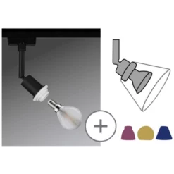 PAULMANN Spot »URail«, BxHxL: 4,4 X 16,3 X 4,4cm, Schwarz -Leuchten Verkaufsladen unnamed file 3826