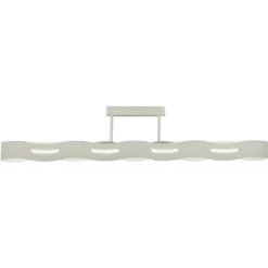 LUCE DESIGN LED-Deckenleuchte »Wave«, Weiß, Inkl. Leuchtmittel, Breite: 100 Cm