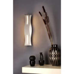 LUCE DESIGN LED-Wandleuchte »Wave«, Nickelfarbig, Inkl. Leuchtmittel, Breite: 36 Cm -Leuchten Verkaufsladen unnamed file 3912