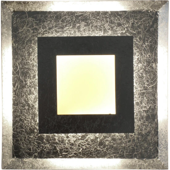 LUCE DESIGN LED-Wand- Und Deckenleuchte »Window«, Silberfarben, Inkl. Leuchtmittel, Breite: 39 Cm 1 LUCE DESIGN LED-Wand- Und Deckenleuchte »Window«, Silberfarben, Inkl. Leuchtmittel, Breite: 39 Cm