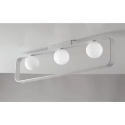 LUCE DESIGN Deckenleuchte »Roxy«, Aluminium, Weiß