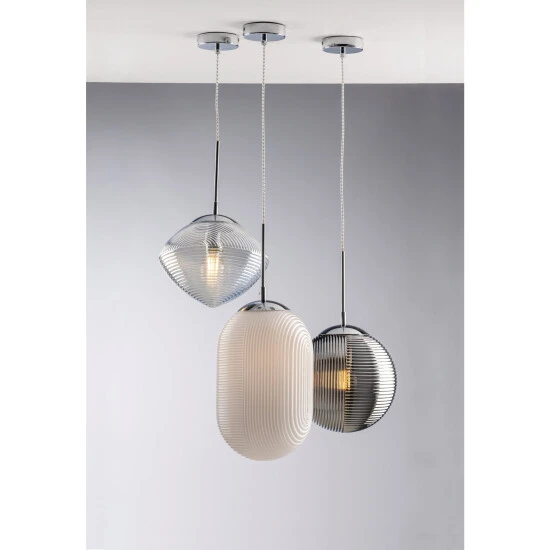 LUCE DESIGN Pendelleuchte »GREENWICH«, Rauchgrau 4 LUCE DESIGN Pendelleuchte »GREENWICH«, Rauchgrau – Bild 4