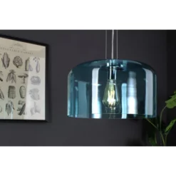 LUCE DESIGN Pendelleuchte »GIBUS«, Aquablau/chromfarben -Leuchten Verkaufsladen unnamed file 3949