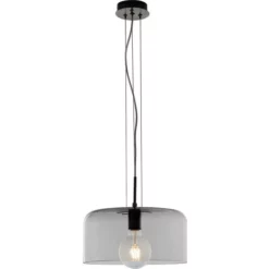 LUCE DESIGN Pendelleuchte »GIBUS«, Rauchgrau/grau