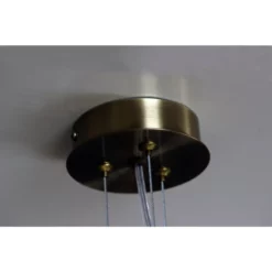 LUCE DESIGN Pendelleuchte »GIBUS«, Bernsteinfarben/chromfarben -Leuchten Verkaufsladen unnamed file 3962