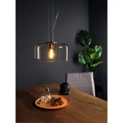 LUCE DESIGN Pendelleuchte »GIBUS«, Bernsteinfarben/chromfarben -Leuchten Verkaufsladen unnamed file 3963