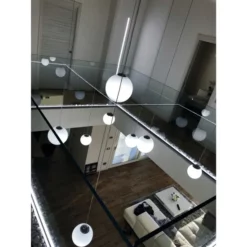 LUCE DESIGN Pendelleuchte »CITY«, Glas, Weiß -Leuchten Verkaufsladen unnamed file 3979