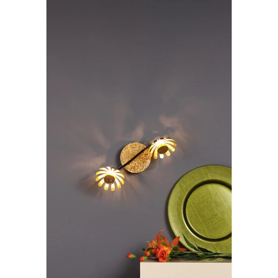 LUCE DESIGN LED-Wand- Und Deckenleuchte »Bloom-Spots«, Goldfarben, Inkl. Leuchtmittel 2 LUCE DESIGN LED-Wand- Und Deckenleuchte »Bloom-Spots«, Goldfarben, Inkl. Leuchtmittel – Bild 2