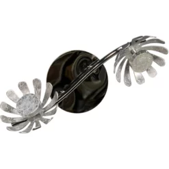 LUCE DESIGN LED-Wand- Und Deckenleuchte »Bloom-Spots«, Silberfarben, Inkl. Leuchtmittel